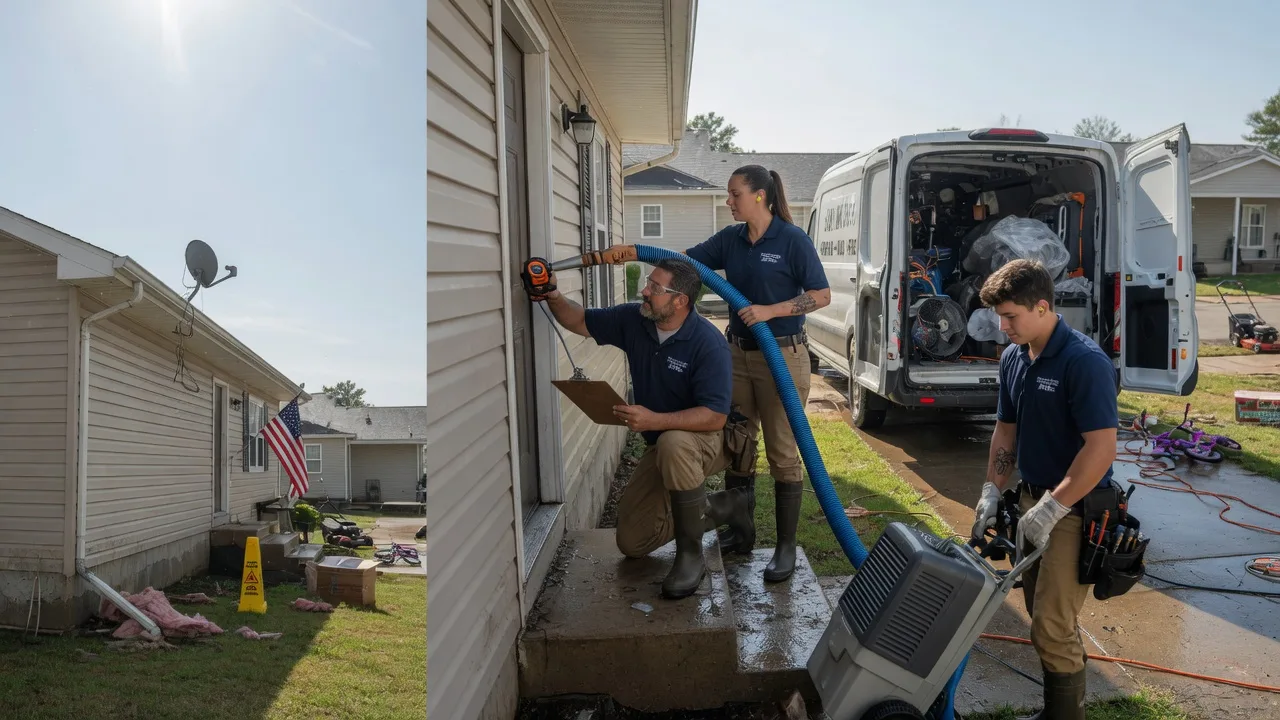 Ceiling Water Damage Restoration in Midland, IN near me